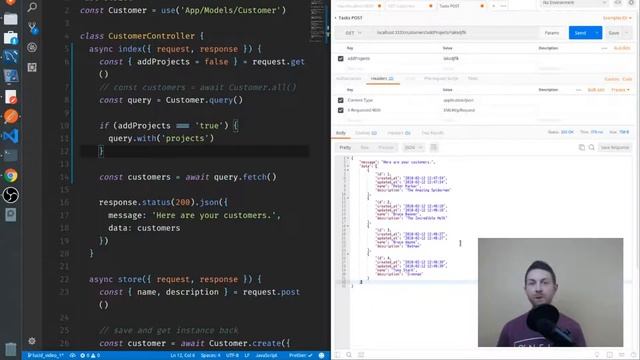 AdonisJS Tutorial - Customize Database Queries (2018)