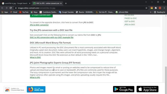 MS WORD file Convert to JPG / Image Without Any Software or App | using Website #Doc #jpg #Conver смотреть онлайн