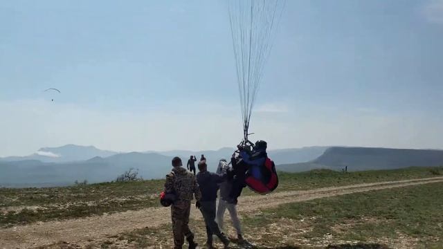 Полёт на параплане в Крыму - отзыв новичка смотреть онлайн