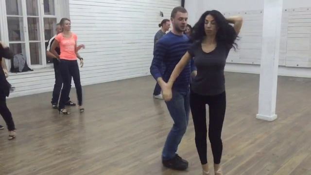 Bachata lesson Salsa Club Odessa October 2015 смотреть онлайн