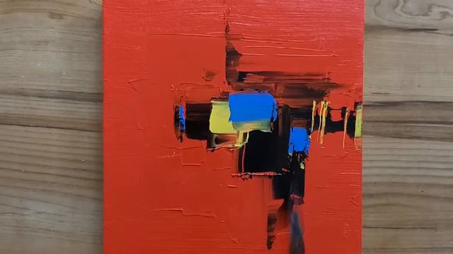 Красная картина - Abstract ART