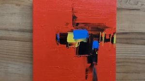 Красная картина - Abstract ART