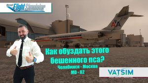 MSFS 2020 / VATSIM / ЧЕЛЯБИНСК - МОСКВА / MD-82