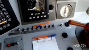 Маневровая мощь РЖД-тепловоз ТЭМ14,внутри кабины управления,звук запуска.
