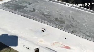 Ремонт двери багажника и покраска Нива 2121