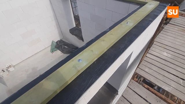 Укладываем мауэрлат на армопояс второго этажа дом Сумароково Конаково смотреть онлайн