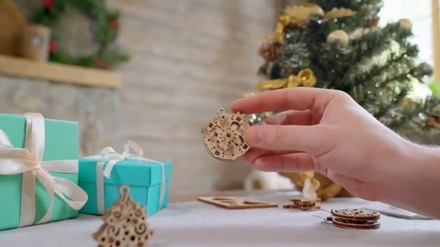 Фиджет Новогодняя магия Набор из 4 штук от Ugears смотреть онлайн