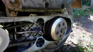 Yamaha Gear 4KN - Работа вариатора