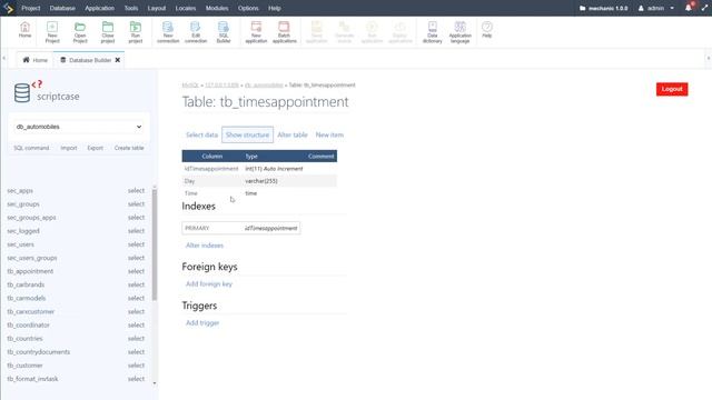 Scriptcase - Automobile repair shop system 1/3 смотреть онлайн