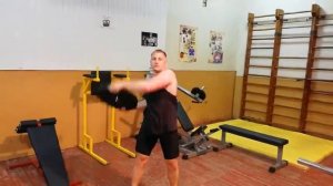 Вращение блина над головой