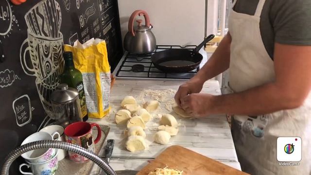 Пирожки на плавленном сыре