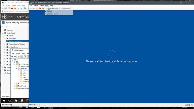 1. Создание поддомена в AD DS [Windows Server 2016] смотреть онлайн