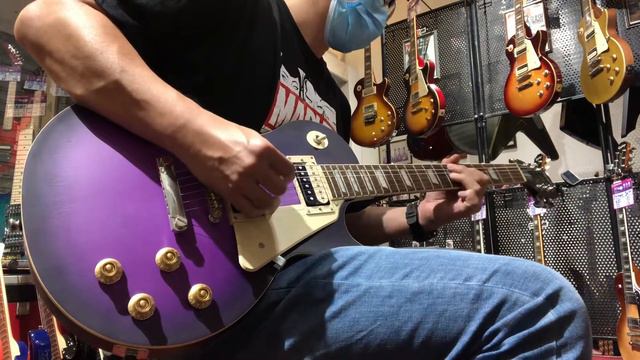 Epiphone Les Paul Classic Worn Indian Laurel Fingerboard Worn Purple смотреть онлайн