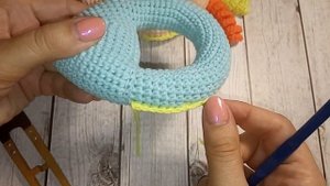 ЧАСТЬ 2. Погремушка рыбка вязаная крючком/Fish rattle