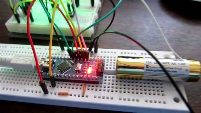 Тест Arduino Nano V3.0 CH340 USB