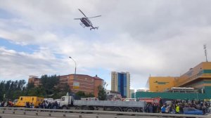 ТЦ "РИО" на дмитровке ПОЖАР (горит) Москва 10.07.2017 - RIO in Moscow FIRE - RIO à Moscou incendie