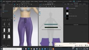CLO 3D 4 часть - пояс на трикотажных брюках со шнурком
