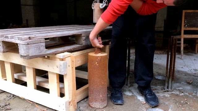 Как вытащить застрявшую коронку. Обратный молот. #Алмазное #бурение.