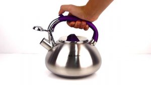 Чайник мет. со свистком 3,0 литра RS\WK - 7602-30/3-х шаговое капсульное дно