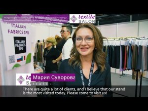 Интервью ITALIAN FABRICS SPB на выставке тканей Textile Salon