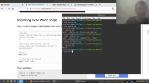 Hello World in Shell Script, Ruby and Perl (Linux Programming)