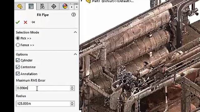 CloudWorx for Solidworks introduction - using #realitycapture data for industrial design projects