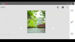 Snapseed Blur Background Change like DSLR photo ? - only one Step