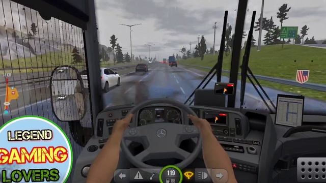 Bus simulator ultimate|Bus dengr 3|Fastest buses in the world ?|??|Legend gaming lovers смотреть онлайн