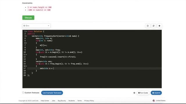 LeetCode Biweekly Contest 38 Problem A: Sort Array by Increasing Frequency смотреть онлайн