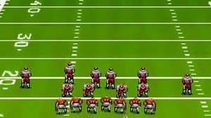 SNES Bill Walsh College Football Gameplay