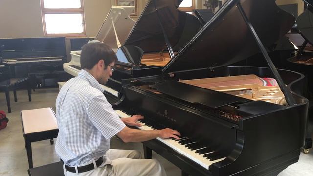 Steinway & Sons Model M Grand Piano For Sale - "The Lord's Prayer" performed by Scott Griffin смотреть онлайн