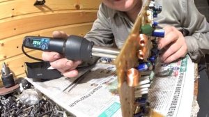 Фен лучше чем паяльник!!!