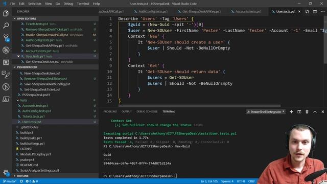 Learning Pester by adding tests to a REST API PowerShell module смотреть онлайн