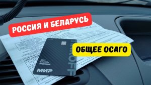 Подписан закон об общем ОСАГО для России и Беларуси