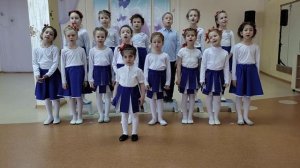 детский сад 134 " Веснушки" г. Тольятти, песня "Белый, синий, красный" (ансамбль 4-7 лет)