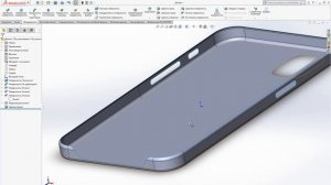 Проектирование литейных форм в SolidWorks на примере чехла для iPhone 11.