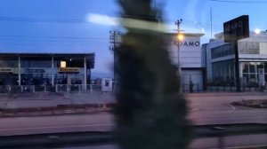 Анталия. Едем на трамвае из аэропорта на автовокзал.