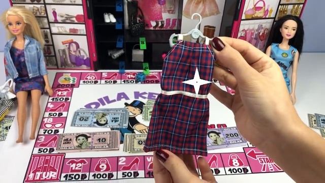 Barbie Kombin Challenge Monopoly Parasıyla Kombin Dila Kent смотреть онлайн