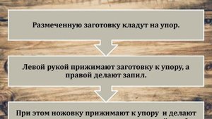 Технология ручной обработки древесины 5 класс