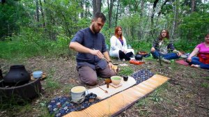 Взбитый порошковый чай. Маття. Лес. Чайная Хижина Липецк