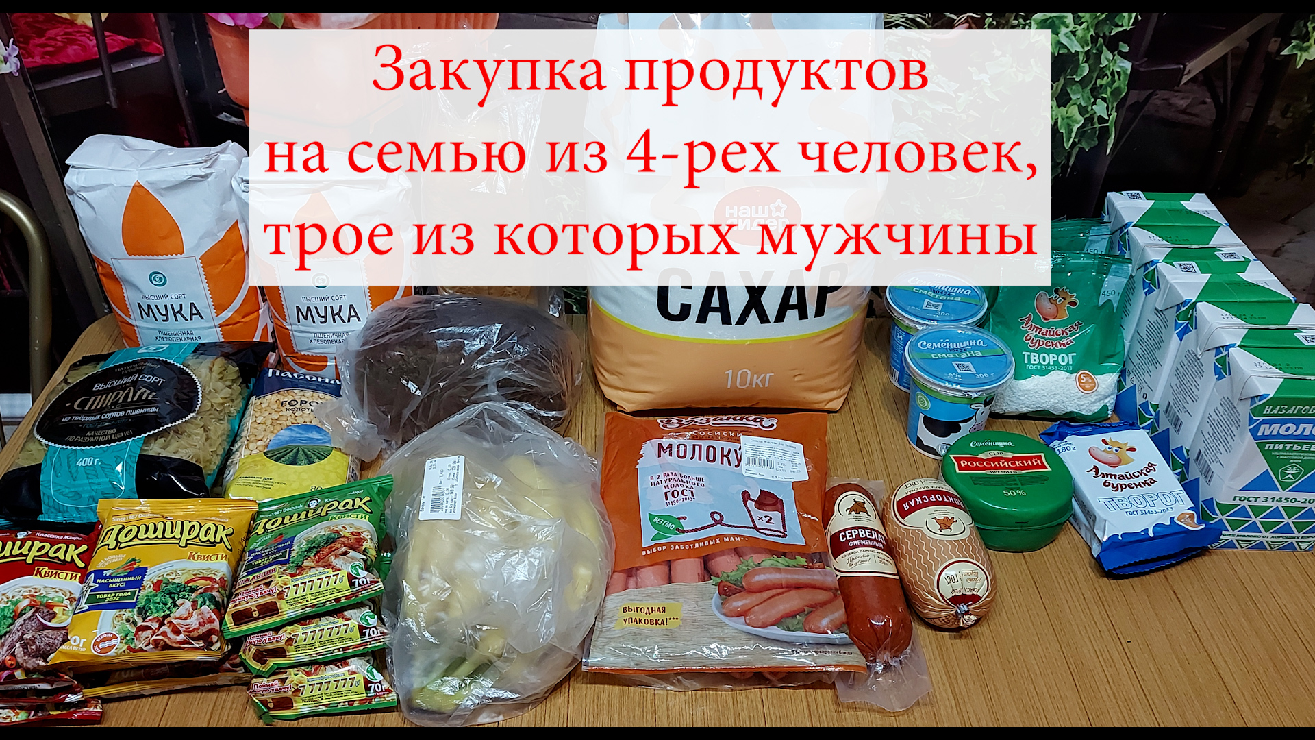 Продукты на 14 дней