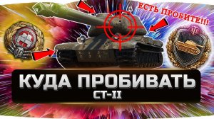 ВСЕ УЯЗВИМЫЕ ЗОНЫ СТ-II ✮ КУДА ПРОБИВАТЬ?  ✮ World of Tanks