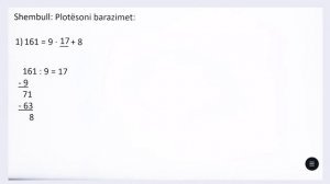 6 02 010 - Java 3 - Matematikë -  Pjestimi i numrave natyrorë 1