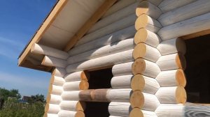 Сколько стоит покраска сруба? | Как шлифовать сруб для бани