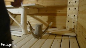 Скамейка из Осины и Осиновых Опор. Баня с Печью Ферингер. Отделка Моей Парной Своими Руками.