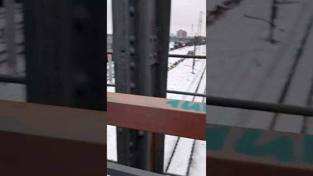 Железнодорожная сортировочная станция в Санкт-Петербурге на московском направлении.