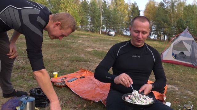 Велопоход в Подмосковье .Походная кухня. Еда в походе. Поход с ночевкой на берегу реки.