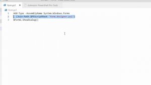 Building Windows Forms in VS Code with PowerShell