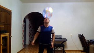 Набить 30 раз на голове футбольным мячом? Легко!!!