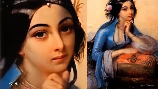 Ожившие при помощи нейросетей портреты османских женщин из Великолепный век #Magnificentcentury смотреть онлайн